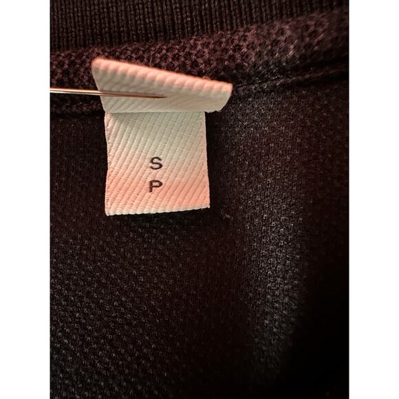 Burberry Black Stonely Logo Tape Cotton Pique Men's Polo Shirt Size SP - Picture 15 of 16